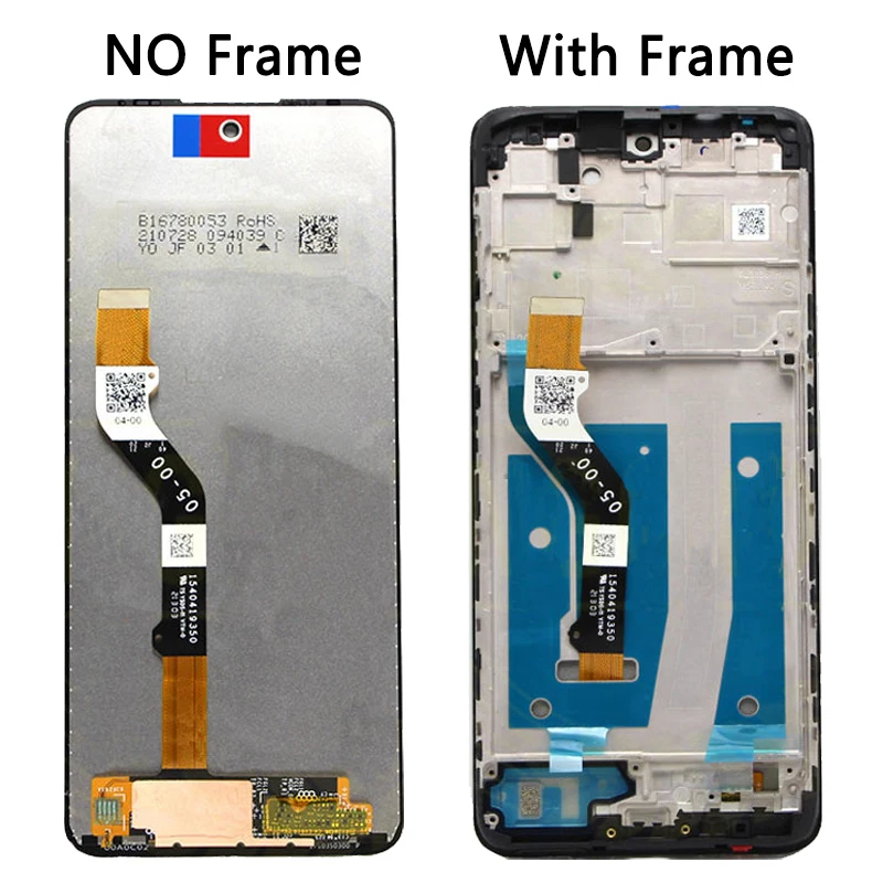 6.8“High Quality For Motorola G60S LCD XT2133-2 Display With Touch Screen Digitizer Assambly For Moto G60S Display With Frame