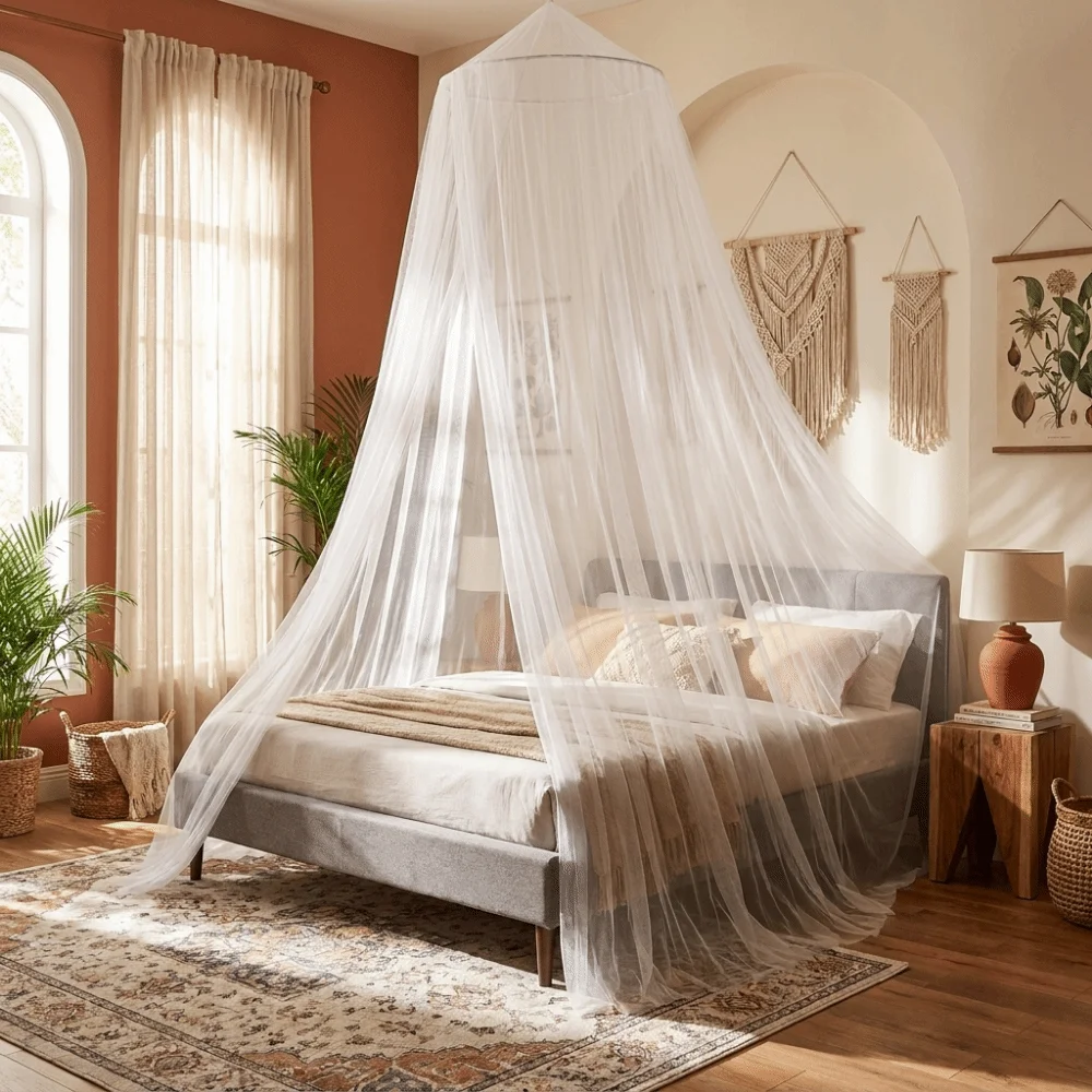 Household Large Dome Mosquito Net Fly Protection Reusable Dome Mosquito Net Anti-bug Large Space Mosquito Net Bed Bedroom