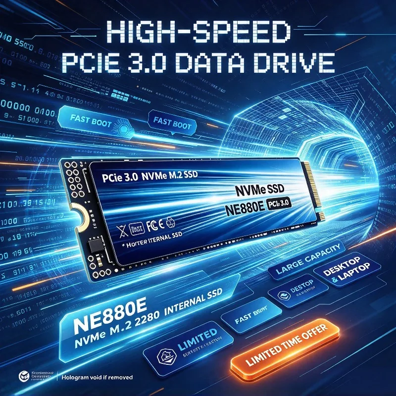 New NE880E M.2 SSD Hard Disk 2TB 4TB NVMe M2 SSD 500GB PCIe 3.0 Internal Solid State Drive PC Desktop Laptop For 2026 Fast NVMe.