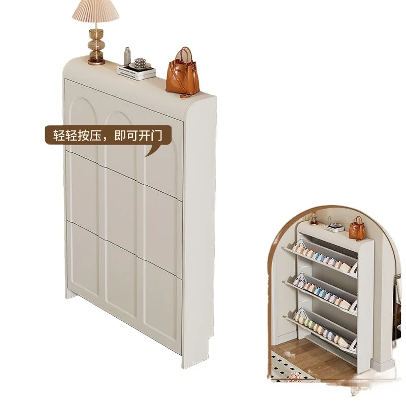 Shoe cabinet S28 wall-mounted hanging small household simple narrow shoe cabinet entrance porch cabinet