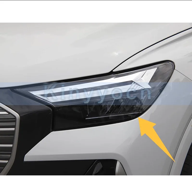 Headlight Cover Shell For Audi Q4 e-tron 2022 2023 Front Headlight Glass Cover Shell Replacement