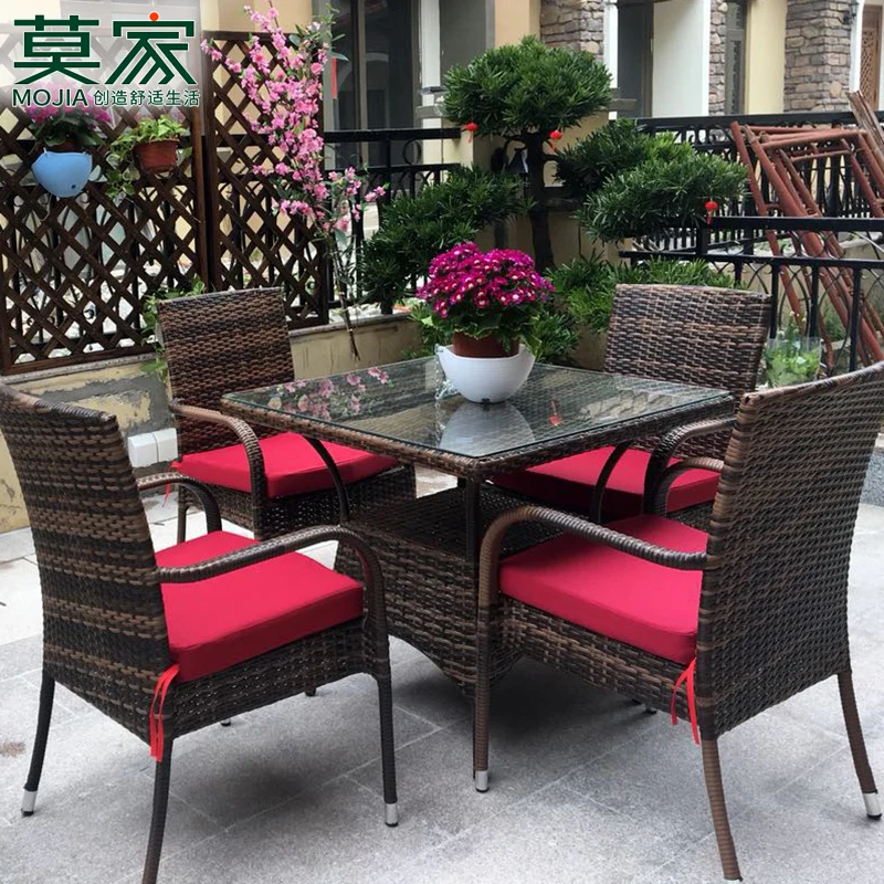 Three-Piece Combination Courtyard Leisure Outdoor Terrace Chair Outdoor