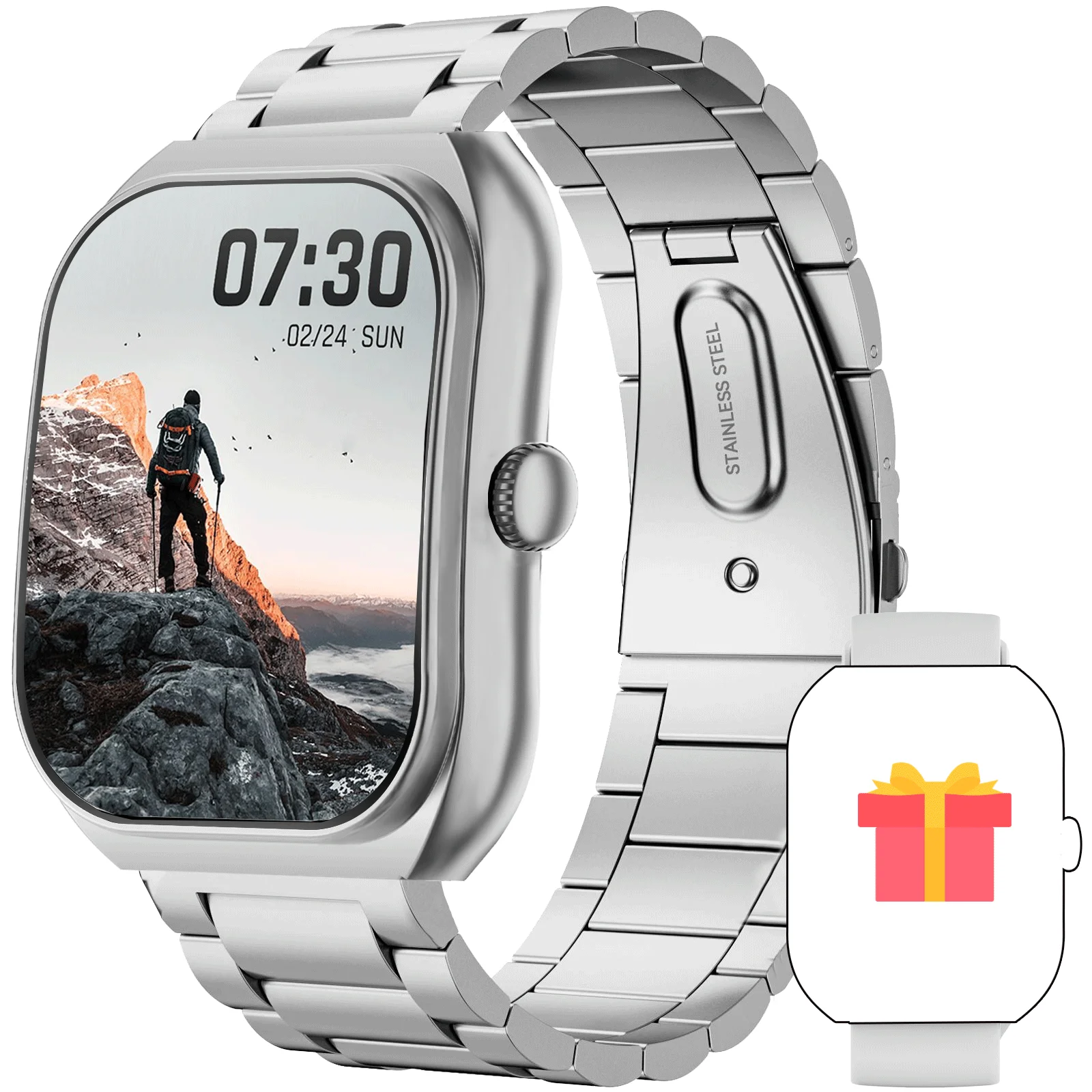 

Smart Watch Multi-functional sports smart watch ,Wireless Calling, Personalized the Watch Faces,Music control