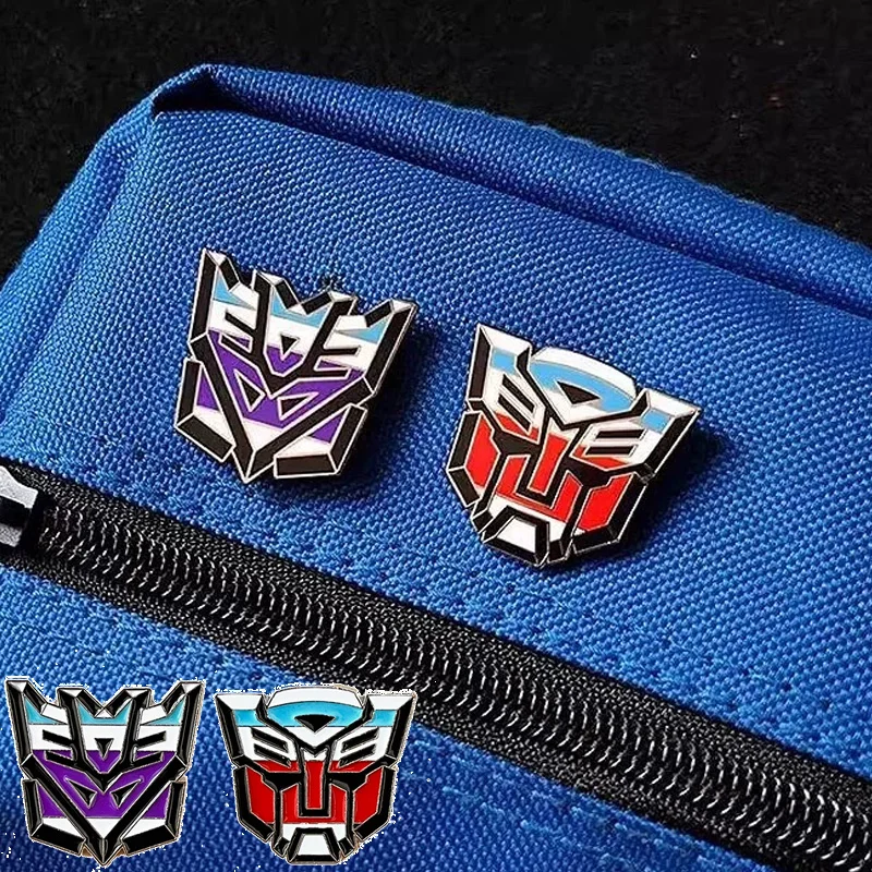 【セール中】ハスブロトランスフォーマーラペルピン漫画アニメキャラクターエナメルピンかわいい金属ブローチラペルバッジ漫画面白いジュエリーギフト