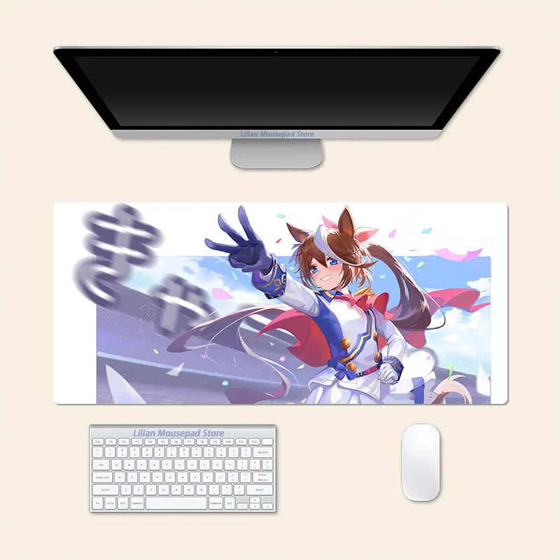 

Tokai Teio Anime Large Mouse Pad Office Mousepad Creative Game Desk Mat Gift