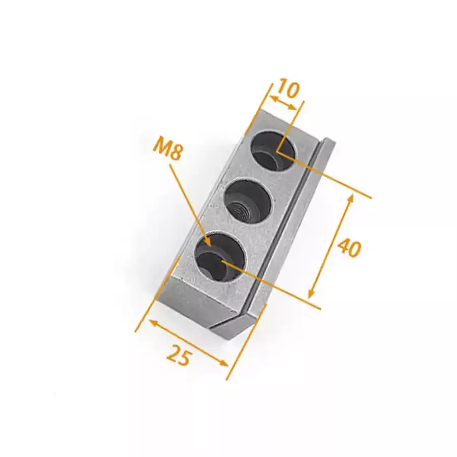 BMT Tool Holder Press Block, 20/25 Square Tool Block for Inner‑Hole Boring Outer‑Diameter Turning Milling CNC Lathe Compound
