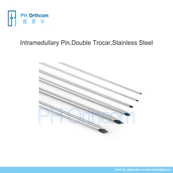 317 Stainless Steel Double Trocar K-wire Orthopedic Double Trocar Kirschner Wire