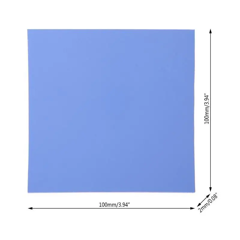 31BA Thermal Pad 100x100x2mm Thermal Conductivity Non Conductive Heat Resistance