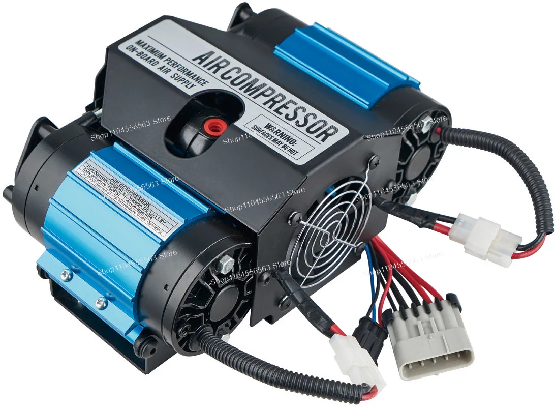 12V DC 4x4 Off-Road Air Compressor w/ Tire Inflation Accessory for SUV Truck Jeep