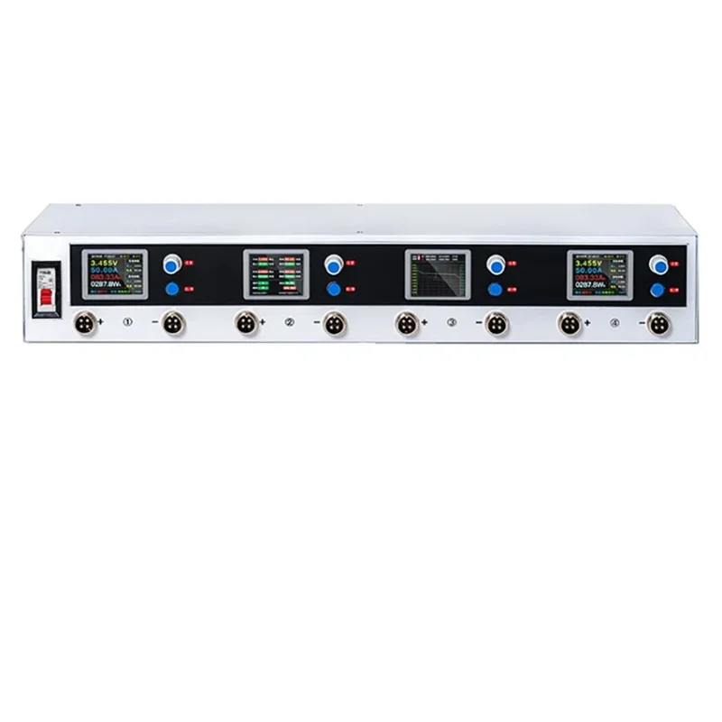 Gran oferta YPSDZ alta precisión 4 canales 5V 50A Detector de carga y descarga paquete de batería equilibrio de voltaje capacidad de batería de litio T
