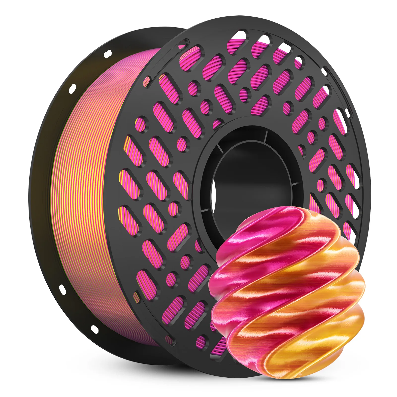 

1 кг PLA-филамента для 3D-принтера, 1,75 мм, многоцветный градиентный, материал для 3D-печати