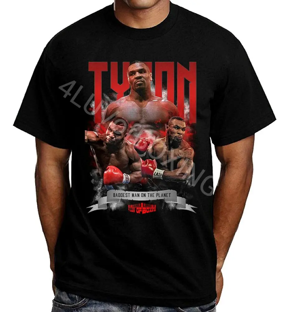 Baddest Man on Planet Mike Tyson Boxing Fans T-Shirt Short Sleeve Casual 100% Cotton O-Neck Summer Mens T-shirt Size S-3XL