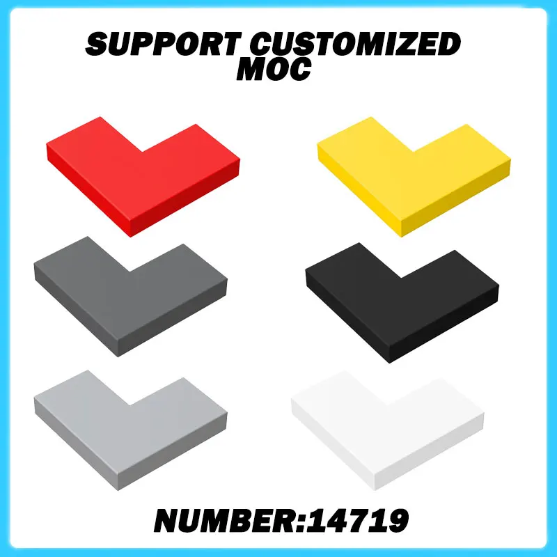 14719 MOC 50g 2x2 Corner Building Blocks Kit Tire Plate House Castle Bricks Particle Puzzle Toys Children Birthday Xmas Gifts