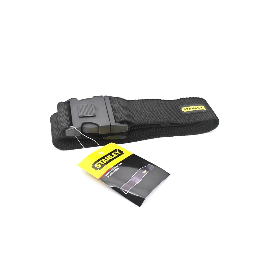 STANLEY Męski nylonowy pasek bez metalowej plastikowej klamry Wojskowy pas taktyczny Outdoor Sports Tkany pasek roboczy 96-258-23