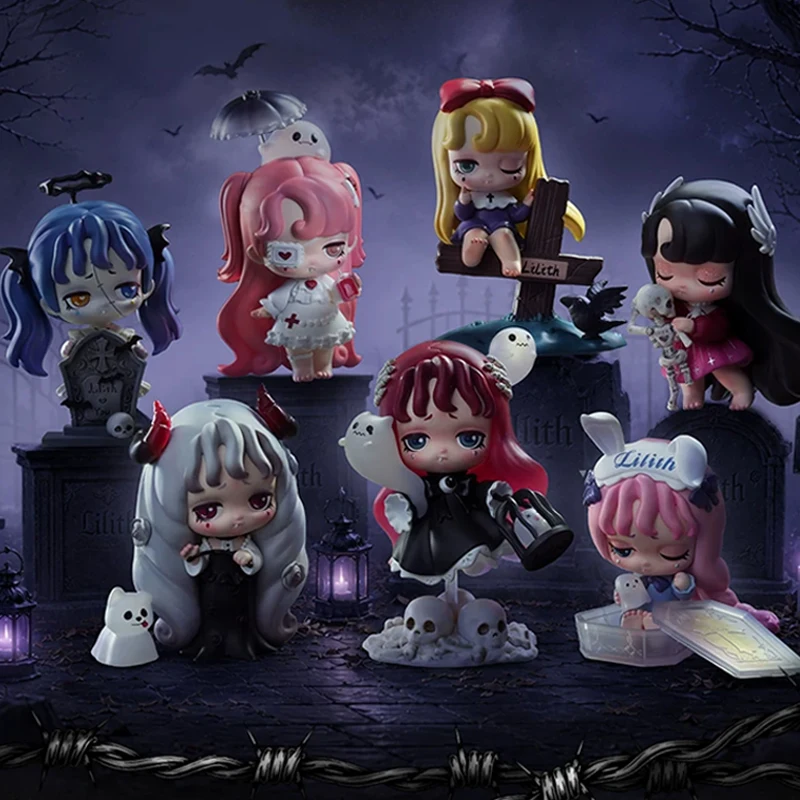 

New Lilith Mystery Box Nocturnal Shroud Series Blind Box Surprise Doll Darkness Lilith Anime Action Figure Decor Gift Trend Toys