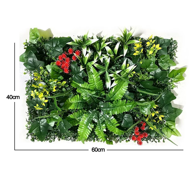 Artificial Plants Grass Wall Panel Boxwood Hedge 15.74inch *23.6inch Faux Fake Grass Moss Suitable for Outdoor Indoor Garden