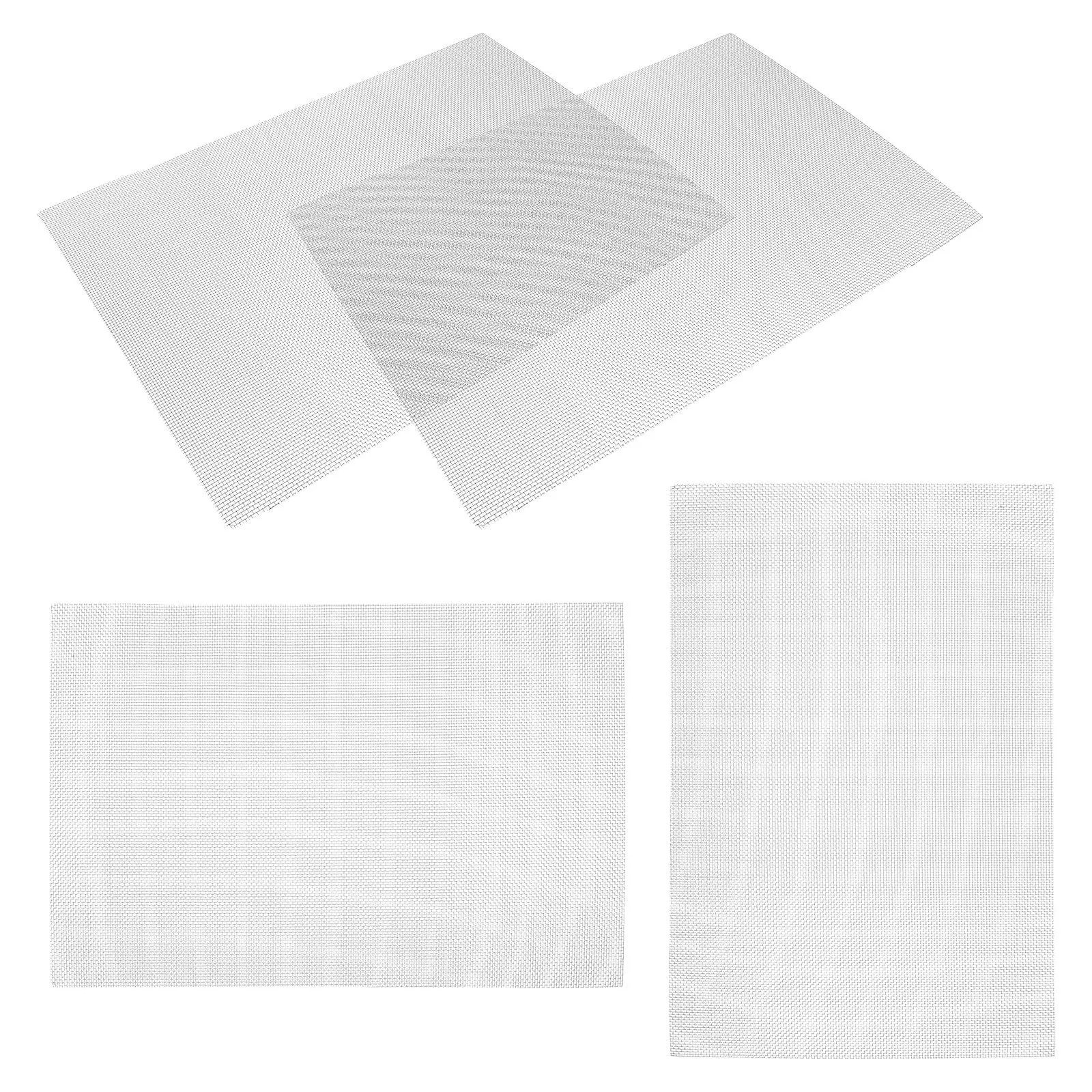 

4Pcs Seeding Tray Mesh Pads Iron Growing Pads for Seedlings Microgreens Germination Sheet Sprouts Growing Sheet