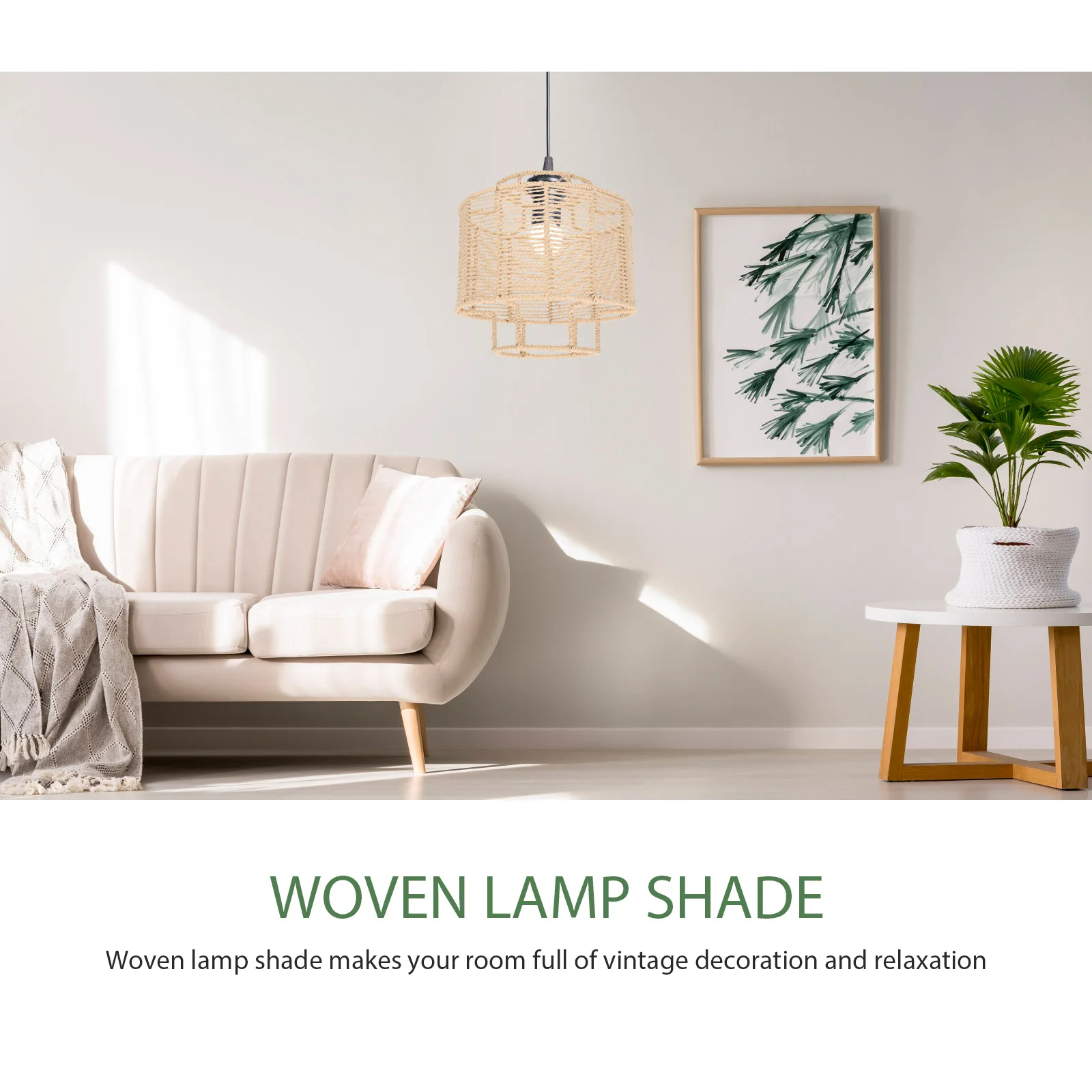 

Тканый светильник, бумажная веревка премиум-класса, железный материал, минималистичный стиль, декоративное рассеянное освещение для гостиной, кухни, отеля