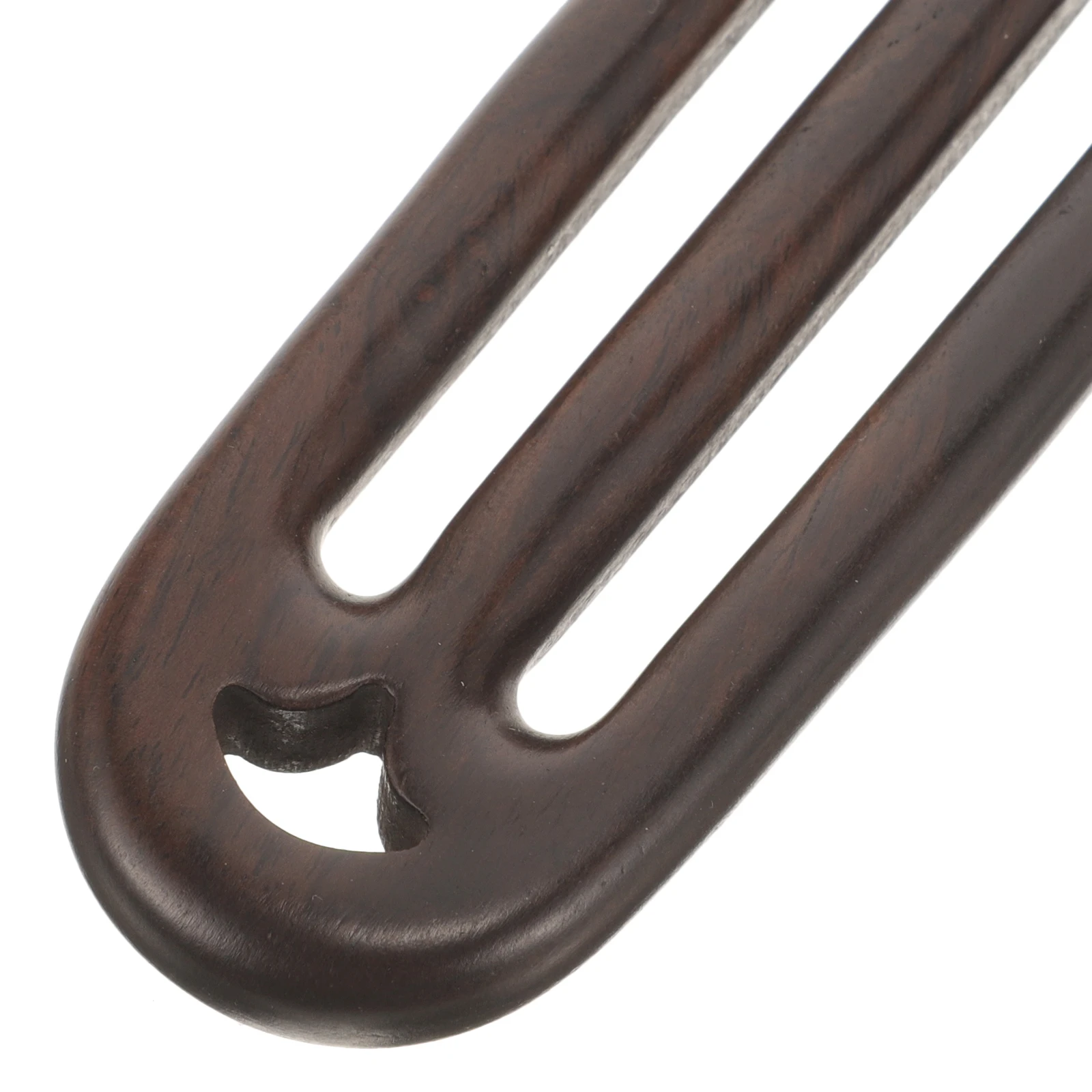 

3-pronged Black Sandalwood Sticks Vintage Ethnic Hair Forks for Bun Hairstyles Women Wooden Accessories Long Hair