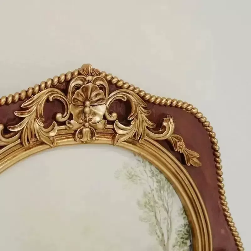 French Retro Hanging Paintings European Neoclassical Court Style Wall Art for Dining Room Bedroom Living Room Medieval Mural