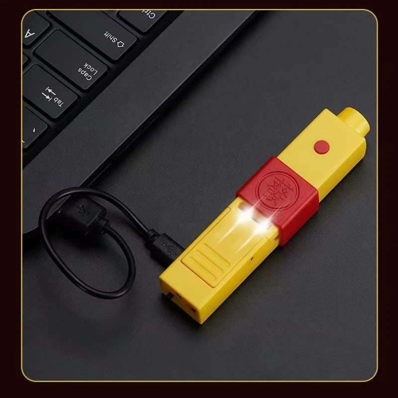 Creative and Safe Remote Control Ignition USB Rechargeable Lighter Tungsten Wire Windproof Fireworks and Firecrackers Gadgets