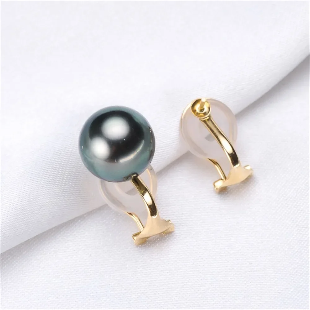 

DIY Accessories G14K Gold Exquisite Earrings Empty Pearl Earrings Empty Gold Earrings Fit 9-10mm G268