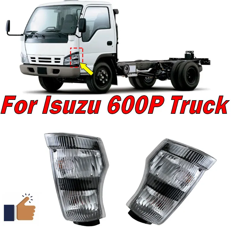 Car Accessories For Isuzu 600P Truck Front Bumper Headlight Corner Light Auto Turn Signal Lamp Assembly 8980108910 8980108920