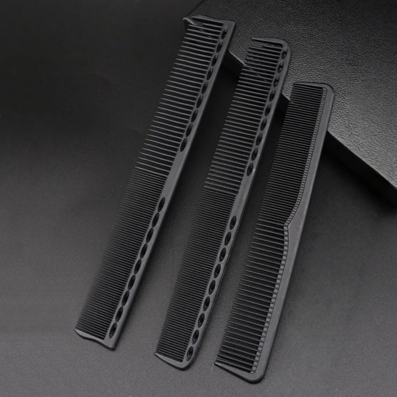 Carbon Faser Haar Schneiden Kamm Coiffeur Professionelle Barber Kämme Hohe Temperatur Widerstand Friseur Friseur Pinsel – Detail 19