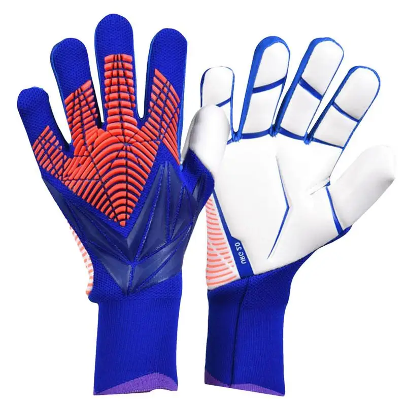 Silicone Soccer Goalkeeper Gloves Anti-slip Goalie Glove Football Goalie Gloves Finger Protection Soccer Equipment All For Footb