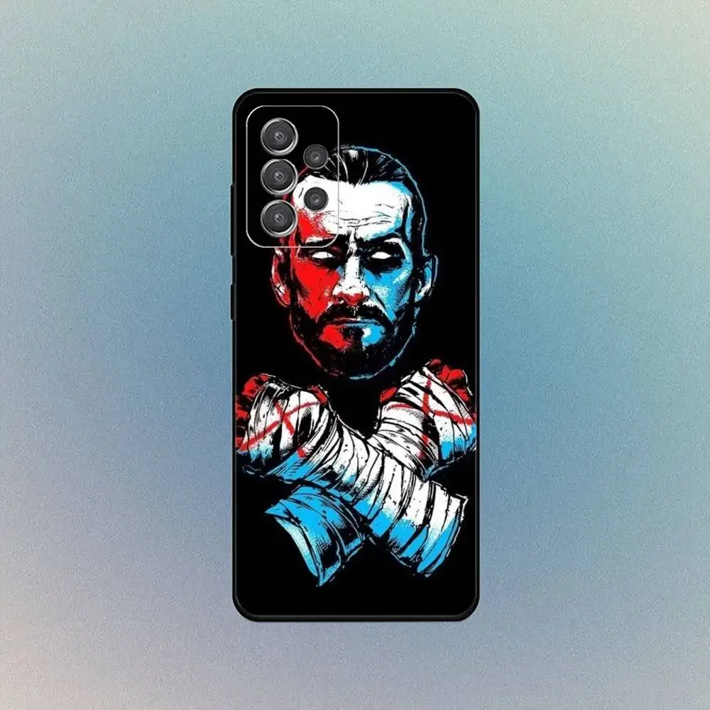 BEST IN THE WORLD CM P-Punk Phone Case For Samsung S25,S24,S21,S22,S23,S30,Ultra,S20,Plus,Fe,Lite,Note,10,9,5G Black Cover