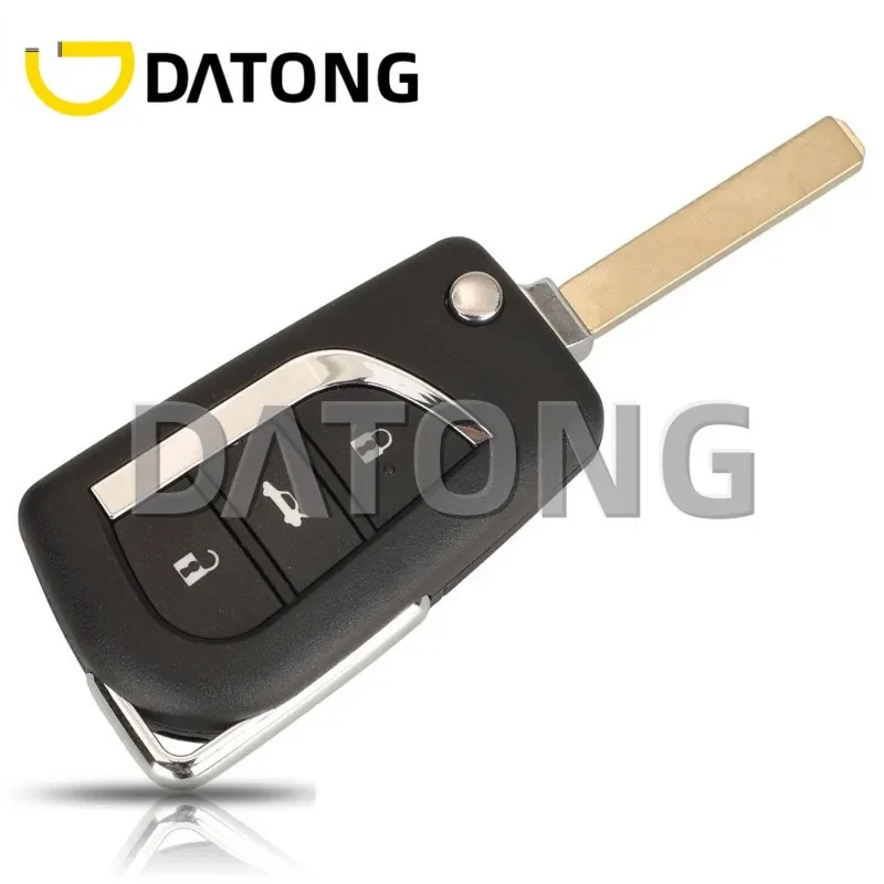 CHANKey VA2 Flip Remote Car Key Fob 433MHz H-8A For Toyota Aygo Corolla Auris /G Chip Fit Verso Avensis S000048000 A03TAA