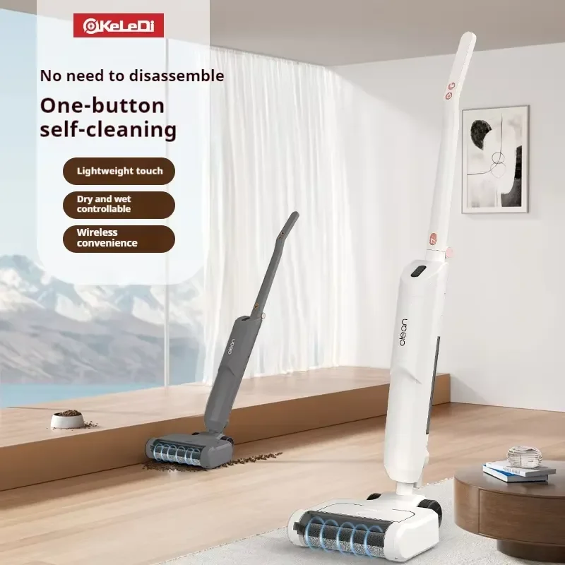 Portable Mopping Wireless Floor Washer Cordless Vacuum And Mop All-in-one Floor Cleaner view 5