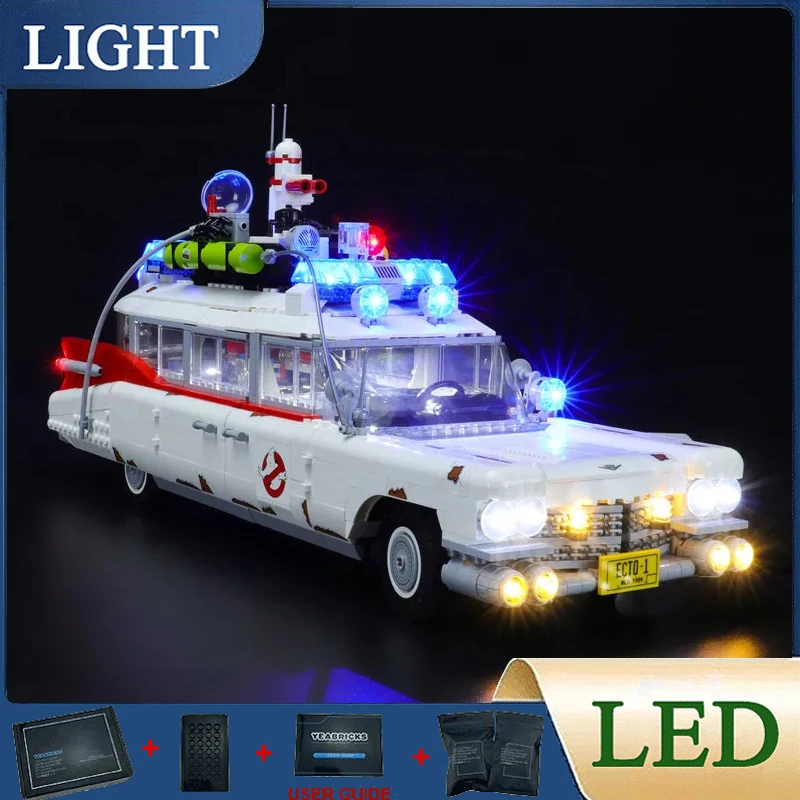 DIY RC LED Light Kit For LEGO 10274 GHOSTBUSTERS ECTO-1 (Only LED Light,Without Blocks Model)