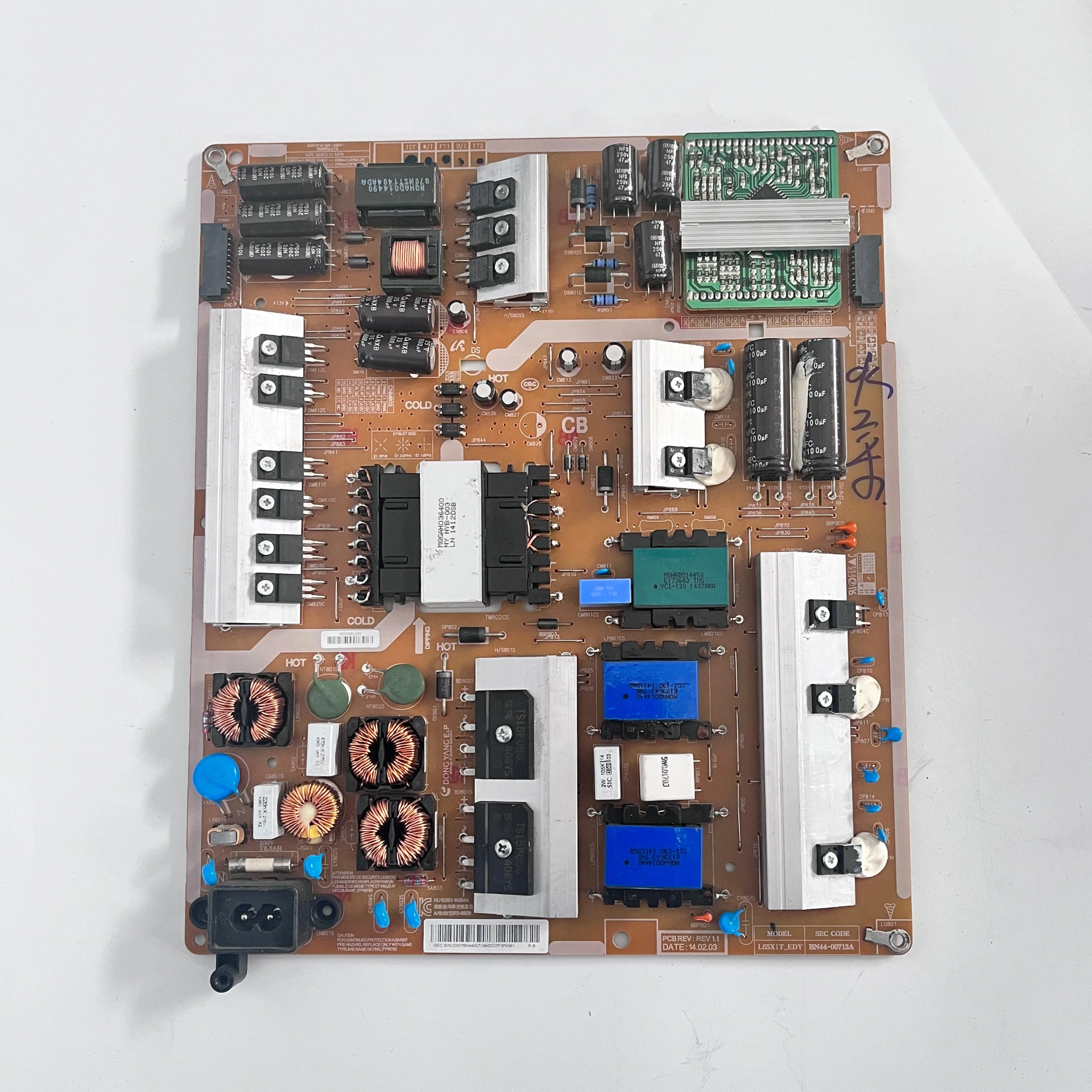 

Authentic Original TV Power Supply Board L65X1T_EDY BN44-00713A Has Been Tested Work Properly And Is For LCD TVs UN65H6400AFXZA