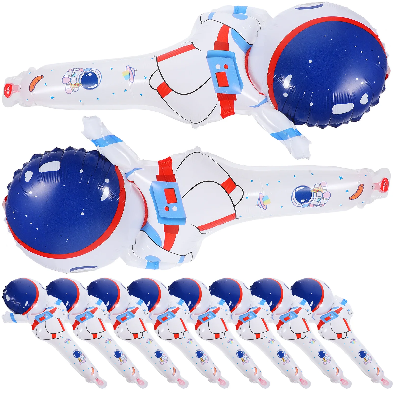 

50Pcs Astronaut Balloon Foil Inflatable Handheld Party Supplies Birthday Party Decorations Astronaut Balloons Cartoon Balloon