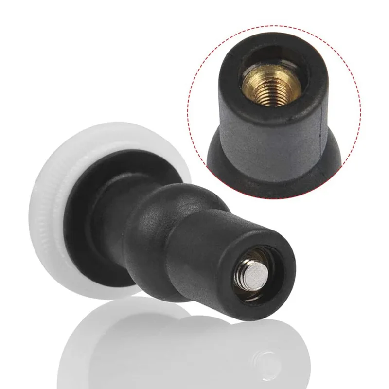 B23B Toilet Seat Screws,Universal Expanding Rubber Screw Top Fixing Hinges Fitting WC Blind Hole Plastic Washers Nut