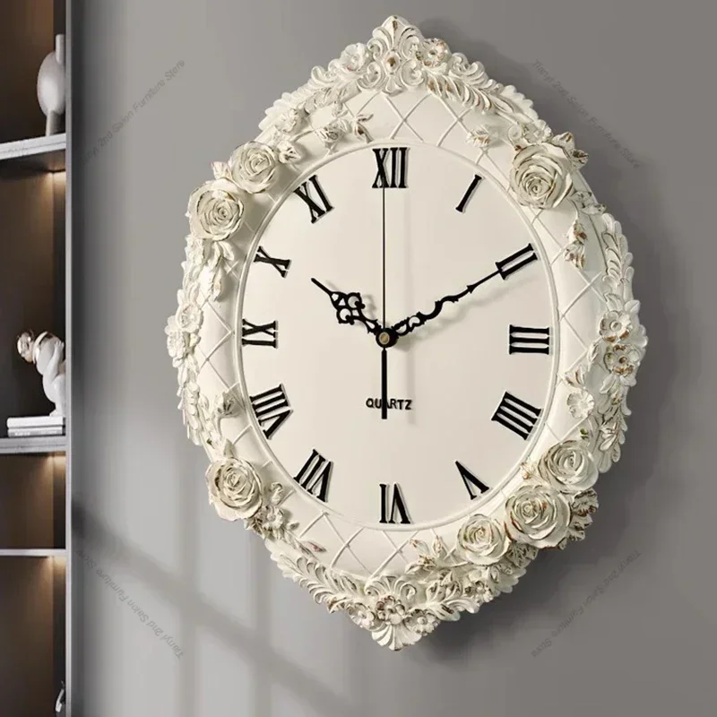 Nordic Silent Wall Clocks Decoration Electronic Luxury Living Room Wall Clocks Elegant Italian Design Home Decor Wandklok LLWC