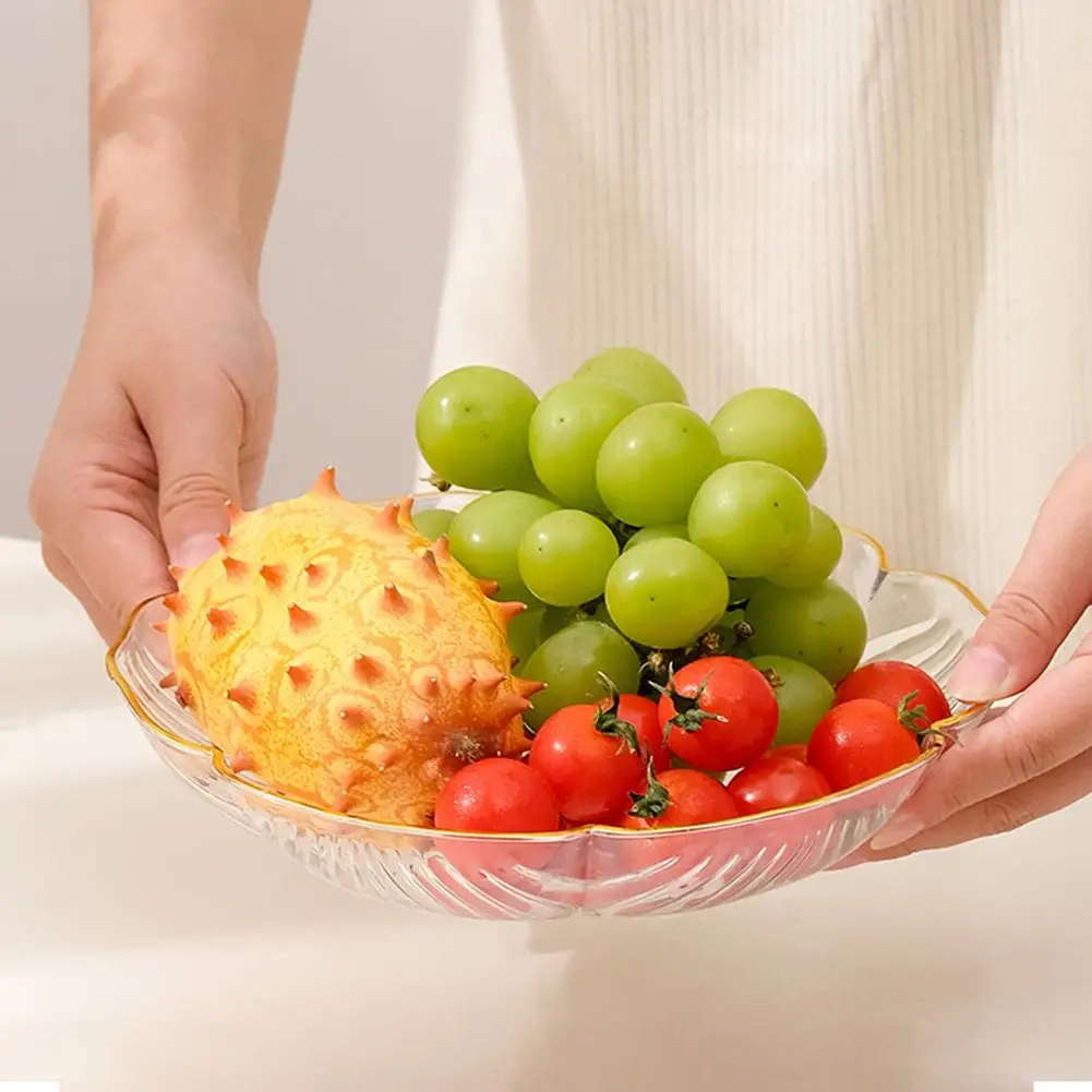 

1PCS Tableware Snack Cake Fruit Candy Plate Kitchen Bowls Accessories Tableware Beauty Plate Dishes Table Fruit Christmas B I3U2