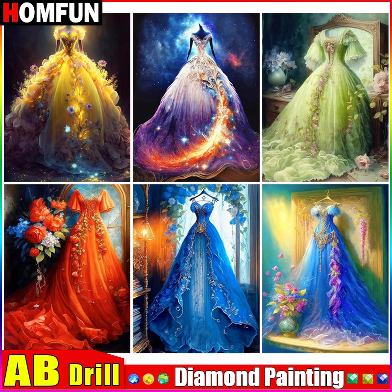 HOMFUN AB Diamond Embroidery 