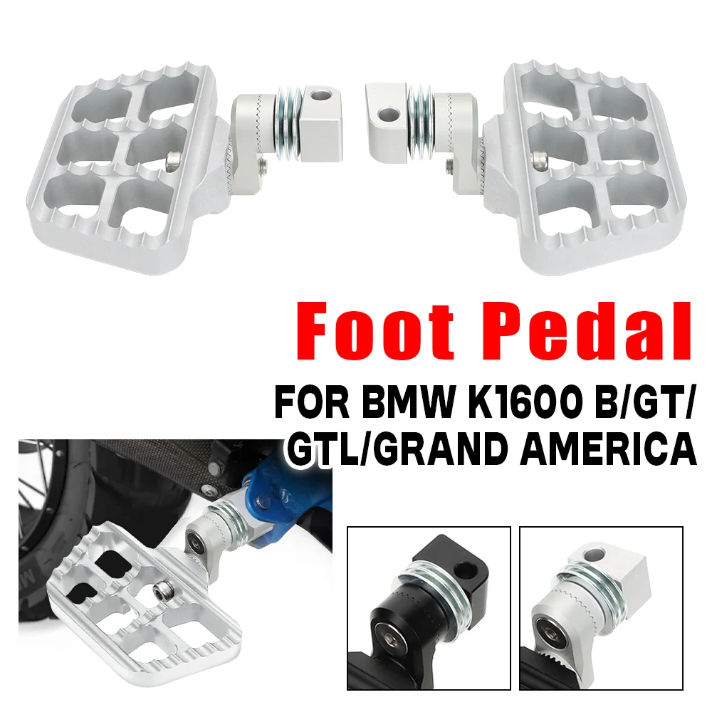 

Motorcycle CNC Adjustable Extend Lowering Foot Peg Rear Footrest For BMW K1600GT K1600GTL K1600B K1600Bagger K1600 Grand America