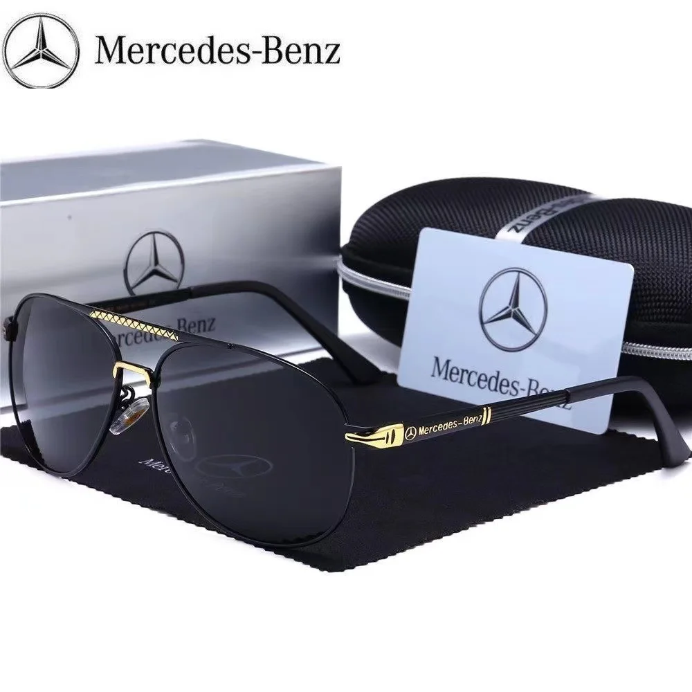 

For Mercedes Benz A B C E S V Class GLB GLC GLE AMG Pilot SLK SLC ML Car High Men Anti Glare Driver Goggles Polarized Sunglasses