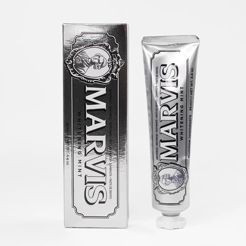 Marvis Toothpaste Whitening Mint Freshen Breath Italy Original Toothpaste Remove Smoke Stains Toothpaste Teeth Whitening 85ml