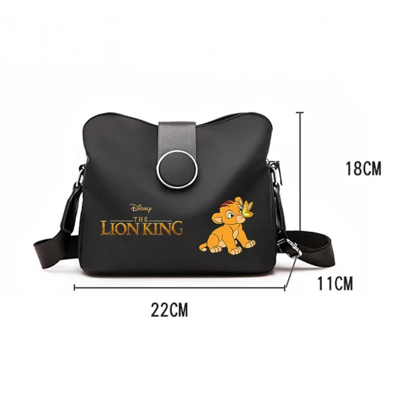 Mufasa Lion King Shoulderbag Disney Cartoon Anime Pattern Crossbody Bag Daily Large Capacity Commuter Storage Bags Handbag Gift