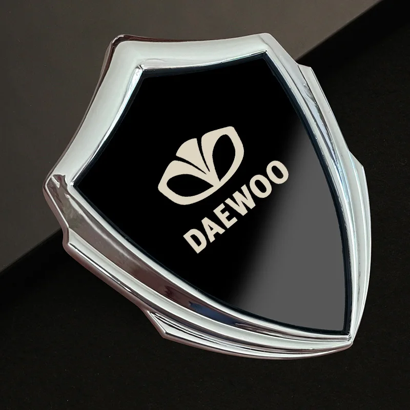 

Car 3D Metal Logo Flag Emblem Badge Decals Sticker Car Windows Accessories for Daewoo Winstom Espero Nexia Matiz Lanos