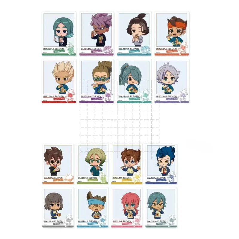 Kidou Yuuto Kazemaru Ichirōta Kogure Yuuya Acrylic Standing Keychain Card Anime Toy Figures B