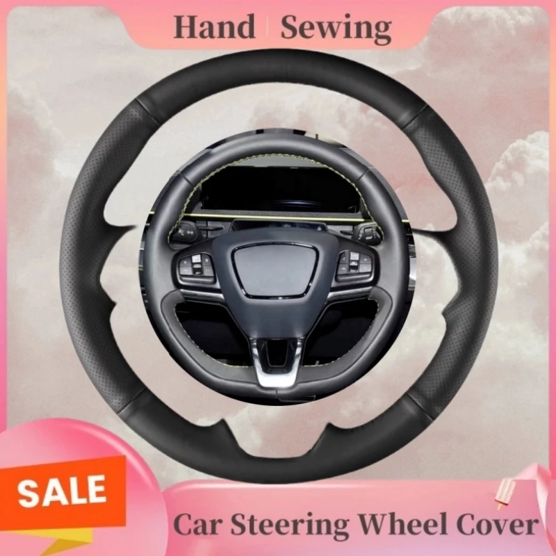 

Microfiber Leather Protect The Original Leather From Wear And Tear Steering Wheel Cover For Ford Mustang Mach-E 2021 2022-2024