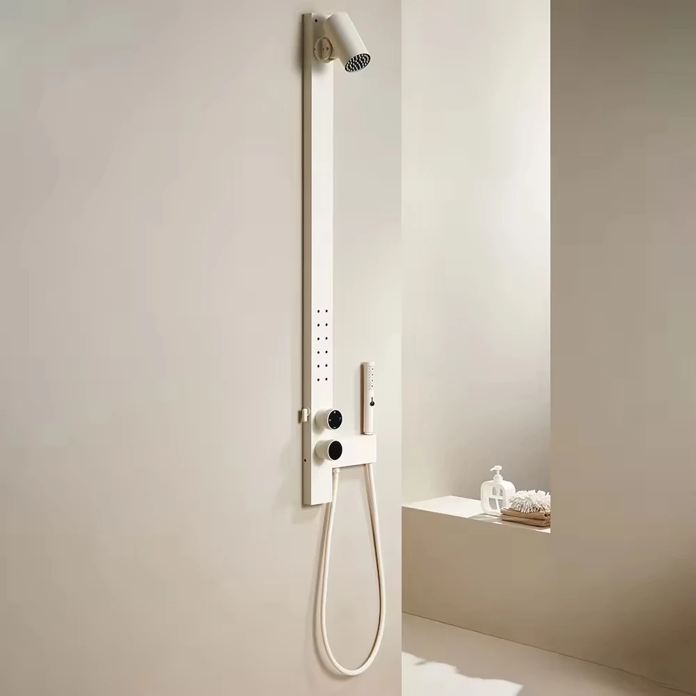 

FEIDU New Brass Wall - Mounted Two - Handle Four - Function Shower Set