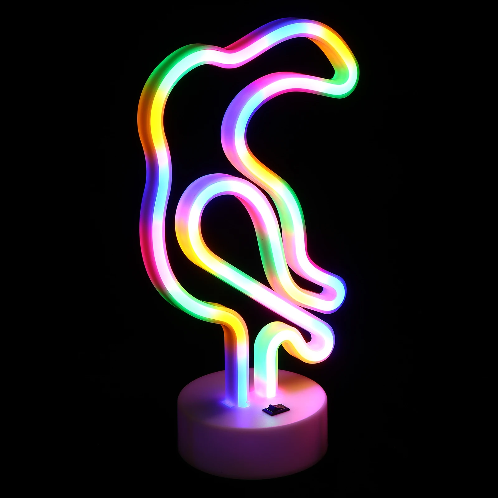 

LED Neon Lights Desk Lamps Waterproof High Brightness White Scene Toucan Shape Adornment Lamp Decor Home Hotels Bars Parties
