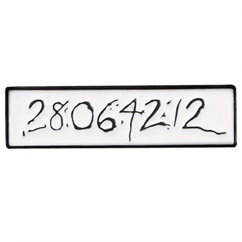

Funny "28:06:42:12" Lucky Digital Brooch Badge Clothing Accessories Collar Pins Gift