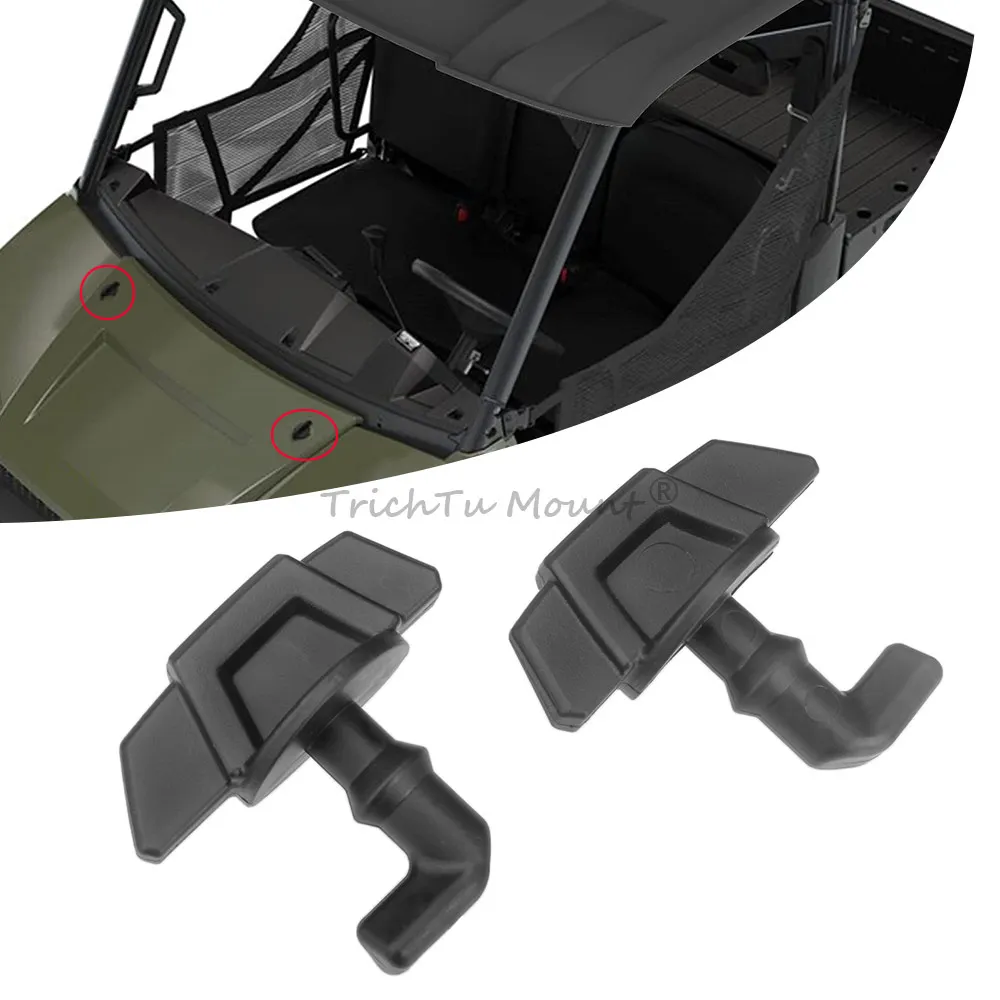 

2PCS Black Rubber Grommet Latch for for Polaris ATV/UTV 325-1000 XP car accessories